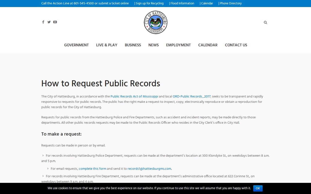 Forrest County court dates Hattiesburg court services information