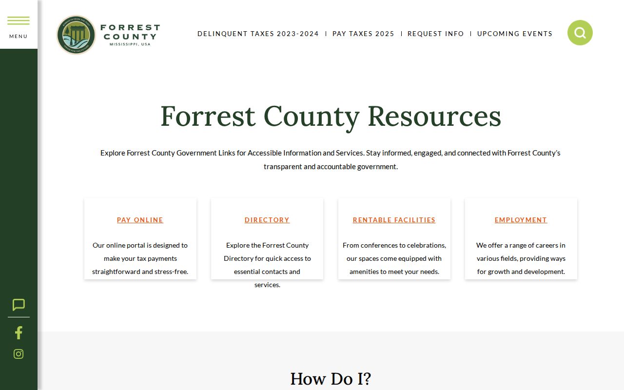 Forrest County court docket courthouse resource locations